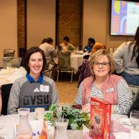 four people at luncheon table photo4